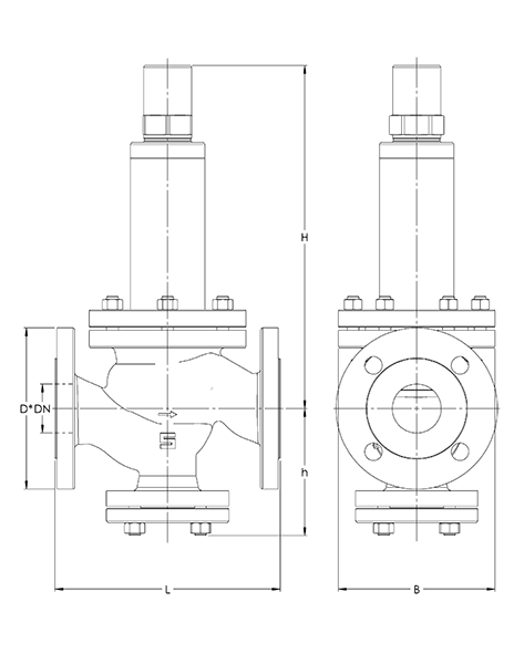Перепускний клапан RV27F - F65